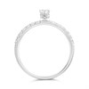 9ct White Gold Diamond Engagement Ring - 1/2ct - D71229 Alternative Image