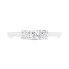 9ct White Gold Graduated Diamond Trilogy Ring  - 40pts - D71231 Alternative Image