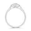 9ct White Gold Graduated Diamond Trilogy Ring  - 40pts - D71231 Alternative Image
