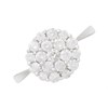 9ct White Gold 1 Carat Diamond Cluster Ring - D72116 Alternative Image