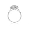 9ct White Gold Diamond Cluster Ring - 60pts - D72123 Alternative Image