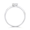 9ct White Gold Dainty Diamond Cluster Ring - D72139 Alternative Image