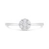 9ct White Gold Diamond Cluster Ring - 20pts - D72140 Alternative Image