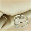 9ct White Gold Diamond Cluster Ring - 20pts - D72140 Alternative Image