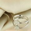 9ct White Gold Diamond Cluster Ring, 1/4ct - D72141 Alternative Image