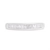 9ct White Gold Baguette-Cut Channel-Set Diamond Half-Eternity Ring, 30pts - D72144 Alternative Image