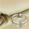 9ct White Gold Baguette-Cut Channel-Set Diamond Half-Eternity Ring, 30pts - D72144 Alternative Image