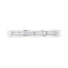 9ct White Gold Channel-Set Diamond Half Eternity Ring, 15pts - D72145 Alternative Image