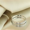 9ct White Gold Channel-Set Diamond Half Eternity Ring, 15pts - D72145 Alternative Image