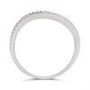 9ct White Gold Diamond Wave Half-Eternity Ring, 15pts - D72151 Alternative Image