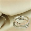 9ct White Gold Diamond Wave Half-Eternity Ring, 15pts - D72151 Alternative Image
