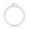 9ct White Gold Round Pave-Set Diamond Cluster Ring - D72155 Alternative Image