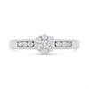 9ct White Gold Diamond-Set Cluster Ring,  1/2ct - D72156 Alternative Image