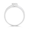 9ct White Gold Diamond-Set Cluster Ring,  1/2ct - D72156 Alternative Image