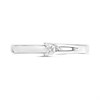 9ct White Gold Fancy Single Stone Diamond Ring - D72157 Alternative Image