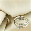 9ct White Gold Fancy Single Stone Diamond Ring - D72157 Alternative Image