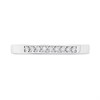 9ct White Gold Channel-Set Nine Stone Diamond Half Eternity Ring - D72158 Alternative Image