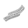 9ct White Gold Diamond Triple Wave Ring - 1/3ct - D72228 Alternative Image
