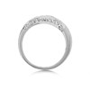 9ct White Gold Diamond Triple Wave Ring - 1/3ct - D72228 Alternative Image