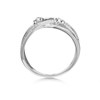 9ct White Gold Diamond Four Strand Weave Ring - 15pts - D72229 Alternative Image
