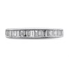 9ct White Gold Diamond Half Eternity Ring - 1/2ct - D72231 Alternative Image