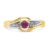 9ct Gold Ruby And Diamond Ring - D73233 Alternative Image
