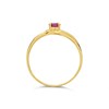 9ct Gold Ruby And Diamond Ring - D73233 Alternative Image