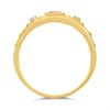 9ct Matt Finish Ruby And Diamond Ring - D7327 Alternative Image