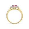 9ct Gold Pear Ruby And Diamond Cluster Ring – 1/4ct - D7431 Alternative Image