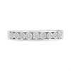 9ct White Gold Diamond Half Eternity Ring - 15pts - D77239 Alternative Image