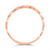 9ct Rose Gold Diamond-Set Swirl Ring - D78101 Alternative Image
