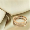 9ct Rose Gold Diamond Wave Half-Eternity Ring, 15pts - D7874 Alternative Image