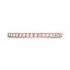 9ct Rose Gold Channel-Set Diamond Half-Eternity Ring - D7888 Alternative Image
