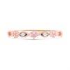 One In A Million 9ct Rose Gold Pink Diamond Ring - 10pts - D78903 Alternative Image