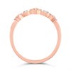 One In A Million 9ct Rose Gold Pink Diamond Ring - 10pts - D78903 Alternative Image