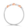 One In A Million 9ct Two Colour Gold Pink Diamond Ring - 12pts - D78905 Alternative Image