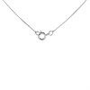 One In A Million 9ct Two Colour Gold Pink Diamond Necklace - 15pts - D78913 Alternative Image