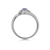 9ct White Gold Tanzanite And Diamond Ring - D79245 Alternative Image