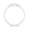 9ct White Gold Tanzanite And Diamond Ring - D7952 Alternative Image