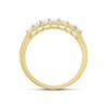 9ct Gold Princess Cut Diamond Half Eternity Ring - 1/2ct - D80104 Alternative Image