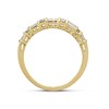 9ct Gold Diamond Half Eternity Ring - 3/4ct - D80109 Alternative Image