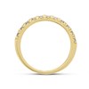 9ct Gold Diamond Half Eternity Ring - 1/2ct - D80111 Alternative Image