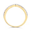 9ct Gold Diamond Wishbone Ring - 20pts - D80116 Alternative Image