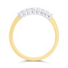 9ct Gold Diamond Half Eternity Ring - 1/4ct - D80120 Alternative Image