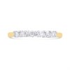9ct Gold Diamond Half Eternity Ring - 1/3ct - D80121 Alternative Image