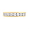 9ct Gold Diamond Half Eternity Ring - 3/4ct - D80130 Alternative Image