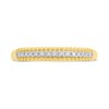 9ct Gold Grain-Set Diamond Half Eternity Ring - D80149 Alternative Image