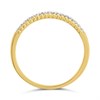 9ct Gold Grain-Set Diamond Half Eternity Ring - D80149 Alternative Image