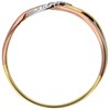 9ct Gold Three Colour Diamond Band Ring - D80169 Alternative Image