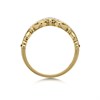 9ct Gold Diamond Filigree Wishbone Ring - 8pts - D80249 Alternative Image